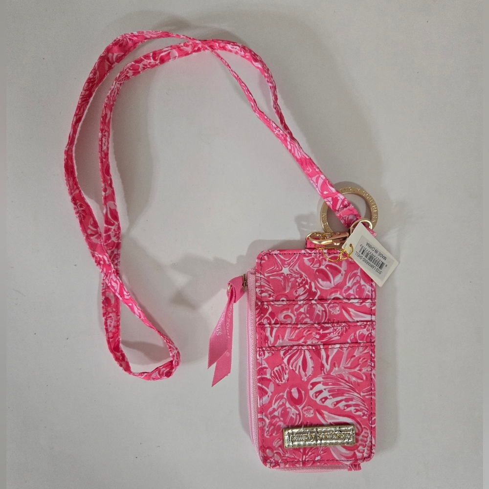 Simply Southern Shell Pink ID Lanyard - Picture 4 of 4